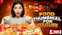 viral food youtube thumbnail design eye catching  high CTR