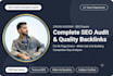 do a complete SEO audit fix on page errors and build high quality backlinks
