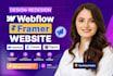 design or develop modern framer or webflow website or do figma to framer website