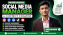 be you social media manger and instagram content creator