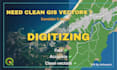 digitize features, polygons from maps or satellite images