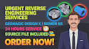 be your reverse engineer and do reverse engineering 3d scan cad models