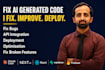 fix vibe code errors, ai generated code, api integration, cleanup lovable cursor