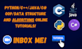 tutor you cpp, python,java, oop,dsa,sql,js leetcode, and competitive programming