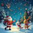 draw christmas illustrations and cards for you