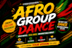 perform afro dance, group dance to your afrobeat music