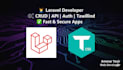 develop a full stack web application using laravel and react