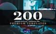200 premium after effects and premiere pro templates