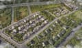 rearrange 3d residential complex,townhouse design,cgi street layout,urban render