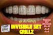 make cad design invisible setting diamond grillz with perfect fit