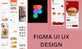 do figma design, figma website design, mobile app UI UX, website UI UX