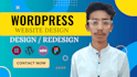 customize or redesign your wordpress website and theme