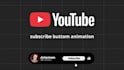 make an animated youtube subscribe button