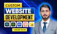 build ai powered custom website development as full stack web developer