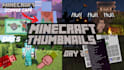 create high quality minecraft thumbnails