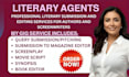 do verified literary agent research for fiction and nonfiction authors