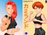 draw original anime characters in 90s retro style