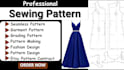 do sewing pattern maker in PDF, dxf and cad grading pattern