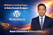 design a fast wordpress website that converts