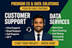 organize excel sheets and handle customer support accurately