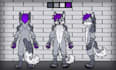 fursona ref sheet furry reference sheet anthro ref sheet vtuber furry ref sheet