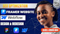 redesign your framer website and improve SEO, figma to framer, webflow to framer