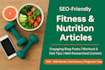 write friendly fitness, diet, and nutrition articles