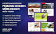 design premium website UI UX in figma responsive web design