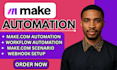 fix make com, made com, setup make com automation, make expert, make automation