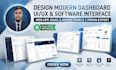 design modern dashboard UI UX saas admin portal interface