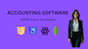 built accounting software, finance dashboard mern web app