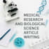 do medical research and biological science article writing