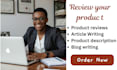 write a reliable product review, description or article