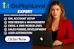setup and manage gohighlevel website, emails SMS automation sales funnel expert