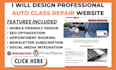 do auto glass repair, auto window replacement, windshield crack repair website
