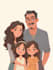 create a disney cartoon illustration