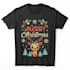 create trendy christmas tshirt design