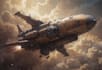 do sci fi spaceship, sci fi illustration and sci fi art