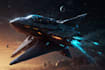 draw a sci fi spaceship art