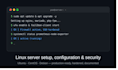 install, configure and hardening your linux server