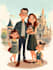 create a disney cartoon illustration