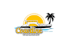 make wonderful tropical logo for catamaran excursion company