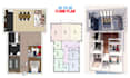 convert 2d floor plans into realistic 3d floor plan models
