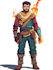 create 2d game art character