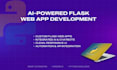 build ai powered python flask web app with modern UI and smart automation