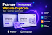 design framer clone webflow website duplicate framer website figma to framer