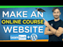 setup and design wordpress website online course learnworld learndash website