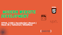 do HTML CSS javascript react next js tailwind CSS webflow website development