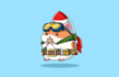 design hamster heroes card game logo