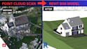 convert point cloud scan to accurate revit 3d bim model